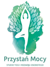 Osoba ćwicząca jogę, zielone tło