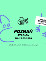 Czarne napisy na zielonym tle