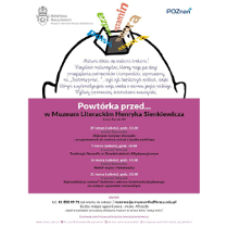 Plakat wydarzenia z informacjami o spotkaniach