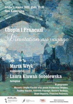 Plakat Chopin i Francuzi.