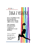 Plakat "Joga z książką"