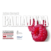 Plakat z informacjami o wydarzeniu, białe tło