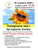 Plakat z informacjami o wydarzeniu.