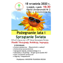 Plakat z informacjami o wydarzeniu.