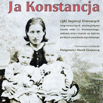 Na zdjęciu córka J.J. Kraszewskiego z dziećmi. Na górze czerwony napis - tytuł cyklu.