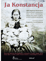 Na zdjęciu córka J.J. Kraszewskiego z dziećmi. Na górze czerwony napis - tytuł cyklu.