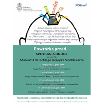 Platat z datami kolejnych wykładów z tego cyklu (27 lutego, 13 marca, 27 marca, 10 kwietnia).