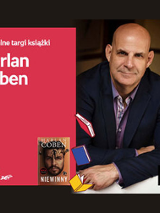 Plakat wydarzenia ze zdjęciem pisarza.