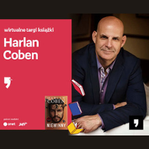 Plakat wydarzenia ze zdjęciem pisarza.