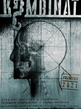 Plakat reklamujący spektakl "Kombinat".