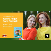 Plakat ze zdjęciem Joanny Anger i Anny Piszczek.