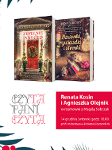 Okładki książek Renaty Kosin i Agnieszki Olejnik.