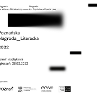 plakat poznańskiej nagrody literackiej