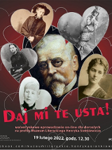 plakat wydarzenia przedstawiający Henryka Sienkiewicza