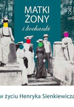 plakat wydarzenia przedstawiający elegancko ubranych ludzi stojących na schodach