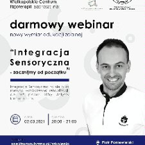 plakat wydarzenia "Integracja sensoryczna"
