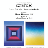 Plakat z jedną z prac z wystawy.