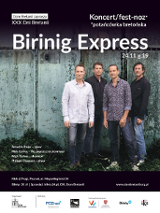 Baner promujący wydarzenie. Nazwa wydarzenia i zdjęcie artystów.