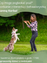 zdjecie trenerki z psem na trawie