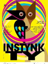 Kolorowa abstrakcja psa i ptaka z informacjami o wydarzeniu, które pojawiają się w opisie