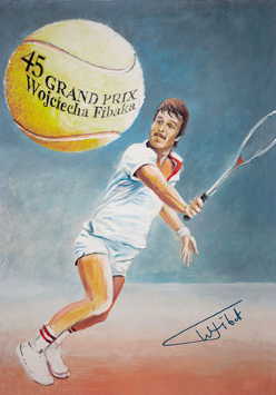 Plakat 45 Grand Prix Wojciecha Fibaka