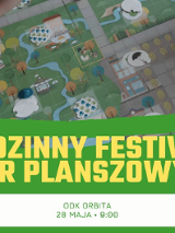 Na plakacie informacyjnym znajduje się nazwa festiwalu, miejsce, data oraz godzina kiedy impreza ma miejsce.