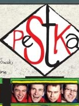 Plakat PeStka - spotkania kabaretowe