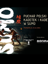 Plakat Pucharu Polski Kadetek i Kadetów w sumo