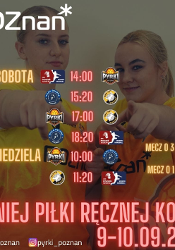 Plakat Turniej Piłki Ręcznej Kobiet