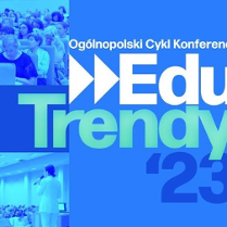 Plakat w kolorze niebieskim