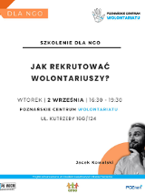 Zdjęcie osoby prowadzącej szkolenie oraz informacje o wydarzeniu. Szczegóły o wydarzeniu znajdują się w treści.