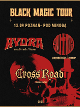 Czerwone napisy na czarnym tle. Szczegóły dotyczące wydarzenia w treści artykułu.