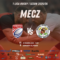 Dwóch mężczyzn w t-shirtach, trzymają się za przedramiona. Na dole widoczne są logotypy sponsorów i partnerów wydarzenia. Szczegółowe informacje o wydarzeniu zawarte w treści artykułu.