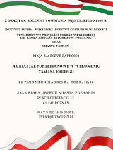 Czarne napisy na beżowym tle. Szczegółowe informacje na temat wydarzenia zawarte w treści artykułu. U góry wstęga ze wzorem flagi Węgier. Na dole wstęga ze wzorem flagi Polski.