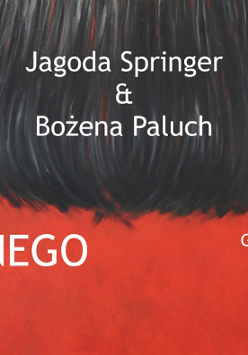 Tło plakatu to malarska ilustracja przedstawiająca czarne, prosto ścięte włosy na czerwonym tle, przypominające głowę odwróconą tyłem. Na froncie znajdują się napisy. Szczegóły na temat wydarzenia zawarte w treści artykułu.