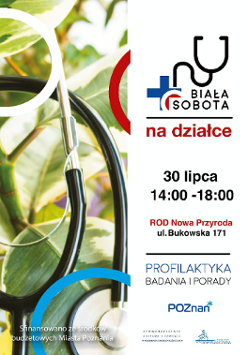 Plakat wydarzenia - Biała Sobota na działce