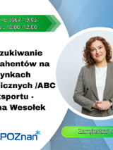 Grafika promująca wydarzenie - Poszukiwanie kontrahentów na rynkach zagranicznych - ABC eksportu