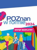 Kolorowy plakat zawierający informacje o wydarzeniu