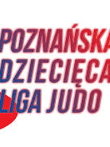 Logo Poznańskiej Dziecięcej Ligi Judo - dwóch judoków na macie