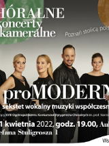 Członkowie sekstetu wokalnego muzyki chóralnej.