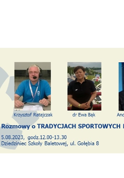 Rozmowy o TRADYCJACH SPORTOWYCH Poznania