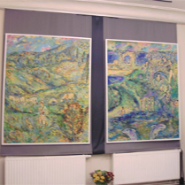 Salon Sztuki Kreatura, pejzaż górski.