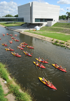 spływ kajakowy wokół Ostrowa Tumskiego
