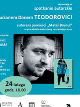 Spotkanie autorskie z rumuńskim pisarzem Lucianem Danem Teodorovici