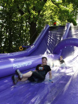 Stumetrowa wodna ślizgawka