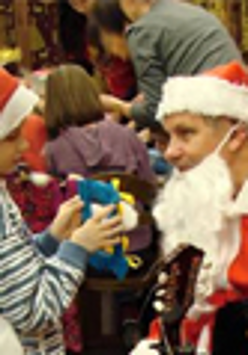 Św. Mikołaj i dziecko