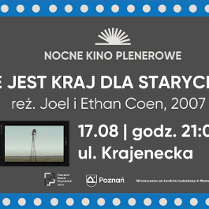 Baner, na taśmie filmowej naniesiono napisy informujące o wydarzeniach.