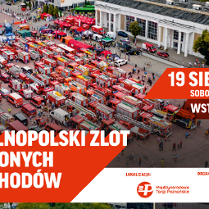 VI Ogólnopolski Zlot Czerwonych Samochodów. Międzynarodowe Targi Poznańskie. 19 sierpnia 2023 r. Od 10.00 do 17.00. Wstęp wolny.