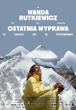 Plakat filmu "Wanda Rutkiewicz, Ostatnia wyprawa".