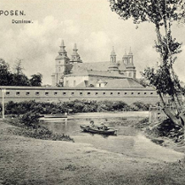 Widok na katedrę od płd-wsch, pocztówka sprzed 1941 r., ze zbiorów Biblioteki Uniwersyteckiej w Poznaniu